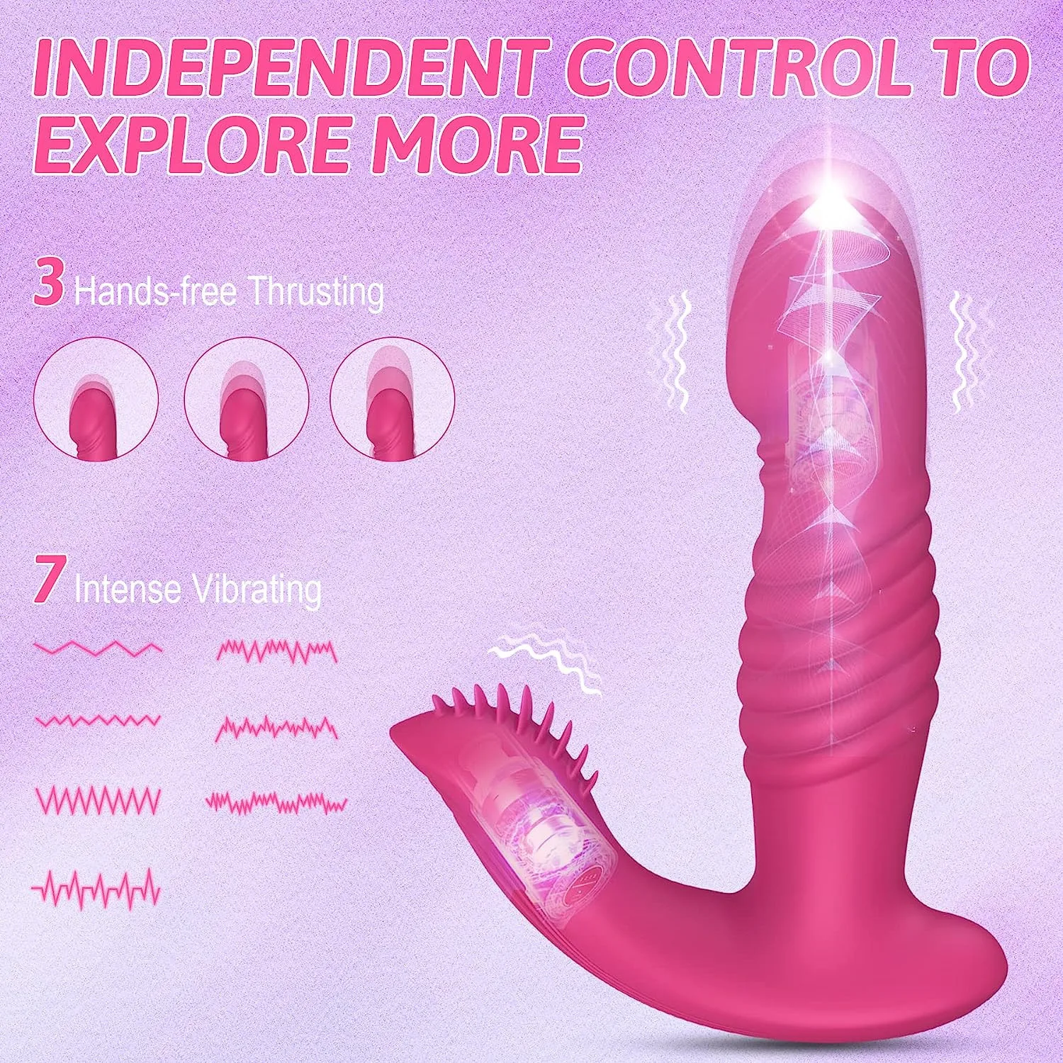 Rotating Anal Plug OEM ODM Sex Toys Butt Remote Control Wireless Wearable Anal Plug Vibrator for Women