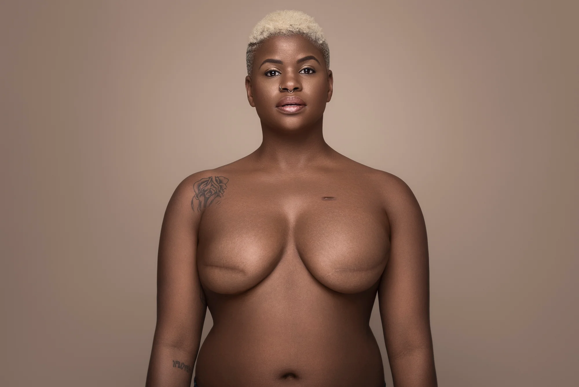 We Love The Breast Cancer Survivor in This Beautiful Paint Series