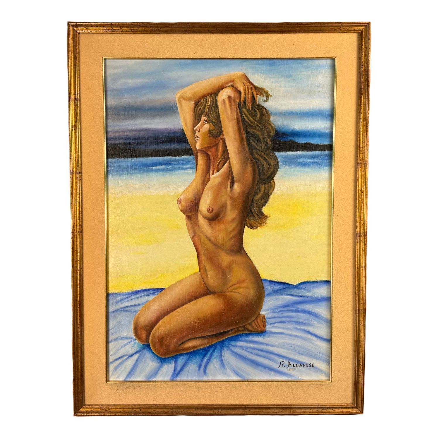 R. ALBANESE Womans nude on the beach