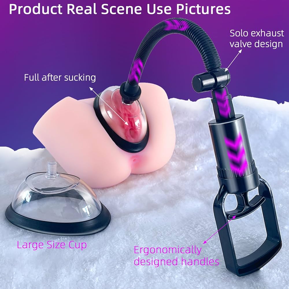: Pussy Pump Sex Toys Clitoral Pumps Enhance Sensation Enhance Female Sexual Pleasure Adult Play Nipple Clitoral Stimulator Includes 2 Suction Cups Vacuum Sex Pumps Promote Enhanced Couple Pleasure : Health
