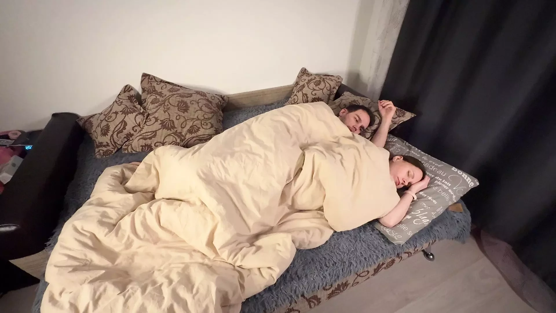 Stepson Shares Bed with Stepmom Really Amateur feat. Russian Mommy by linktree