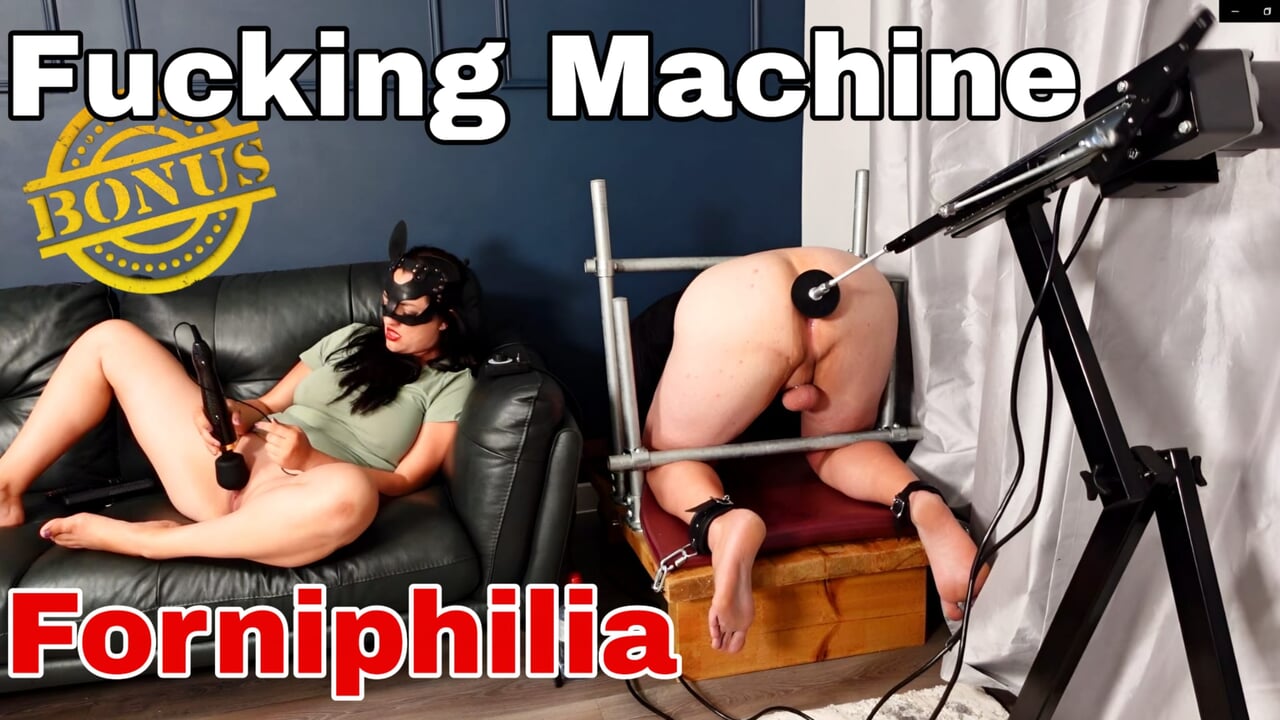 Femdom Fucking Machine Anal Prostate Punishment While I Orgasm Real Homemade Bondage Amateur Couple