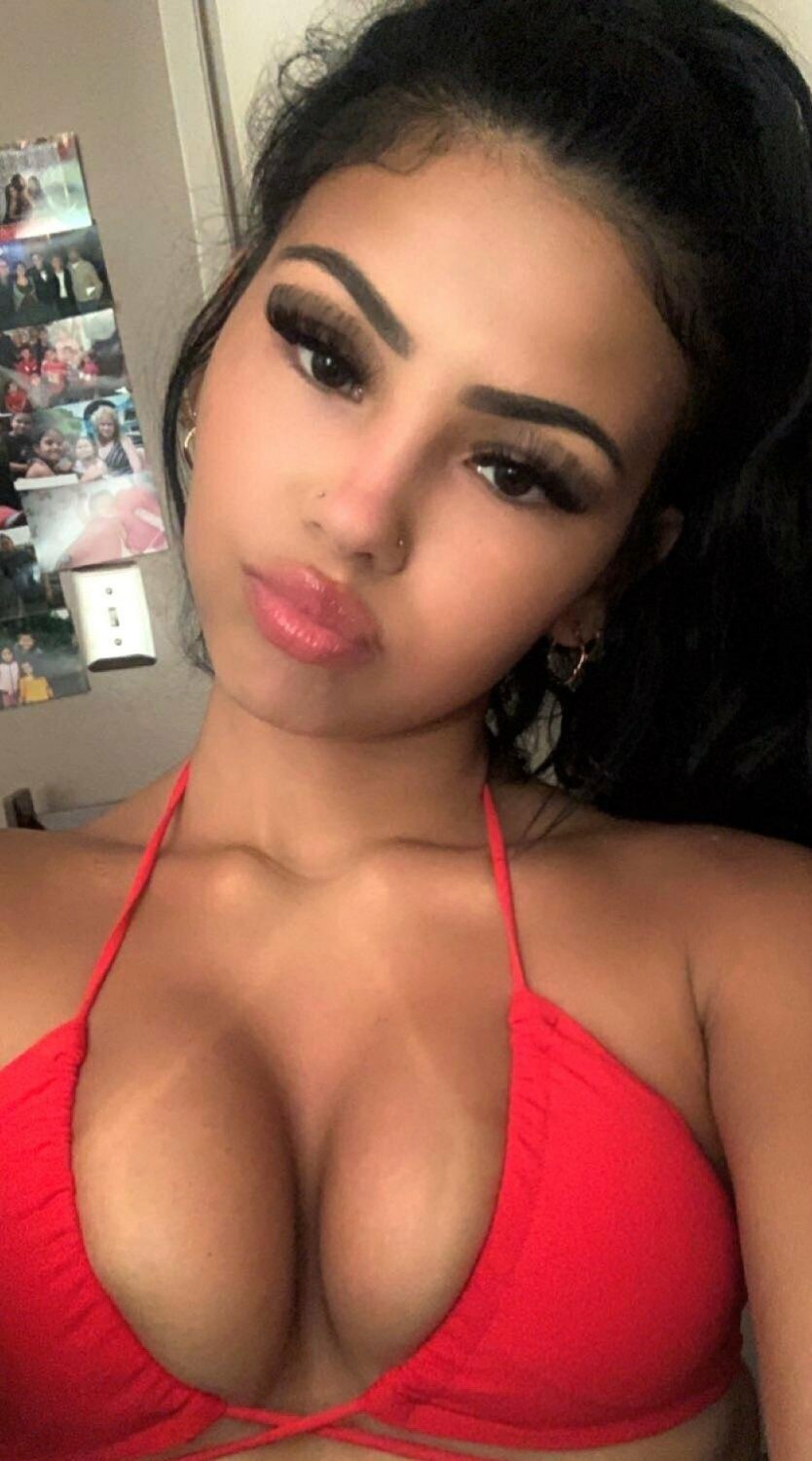 Big tits latina solo creamy dildo fun