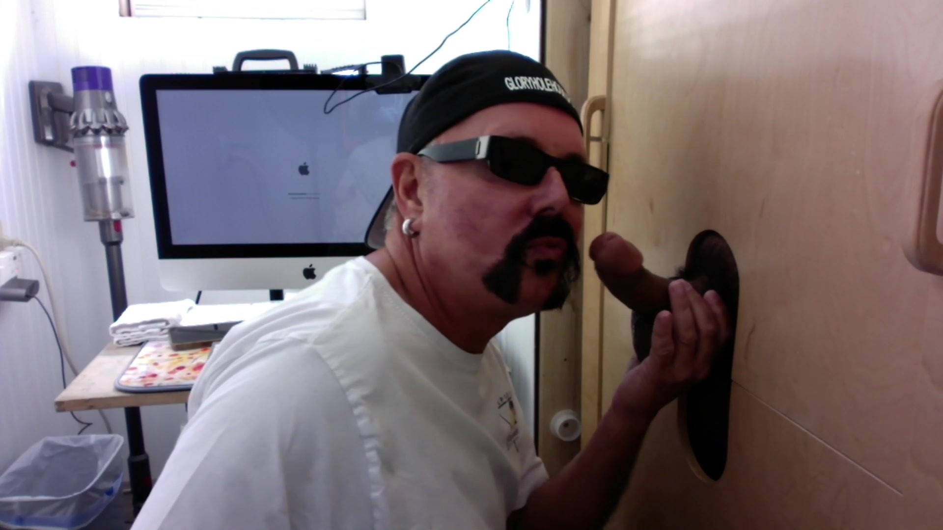 Latino Gets Gloryhole Blowjob