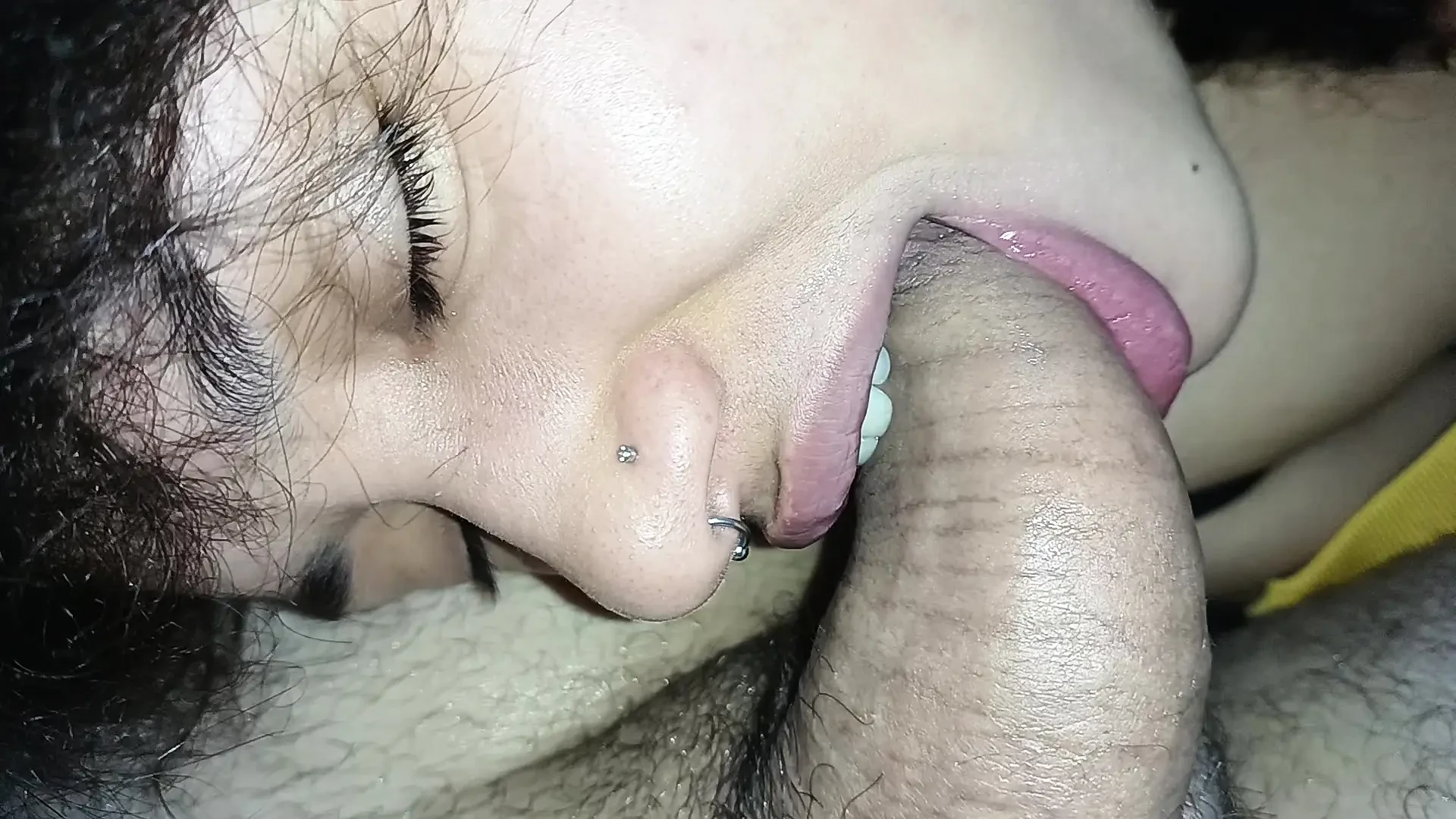 POV Big Fleshy Lips and Cock Suckers Deep Sucking Cuckold Cock