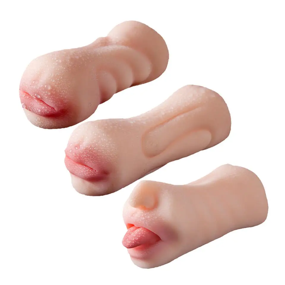 Gf Hot Chinese Dubbel Kanaal Realistische Pocket Pussy Sexy Vagina Sex Speelgoed Rubber Pussy Voor Mannen