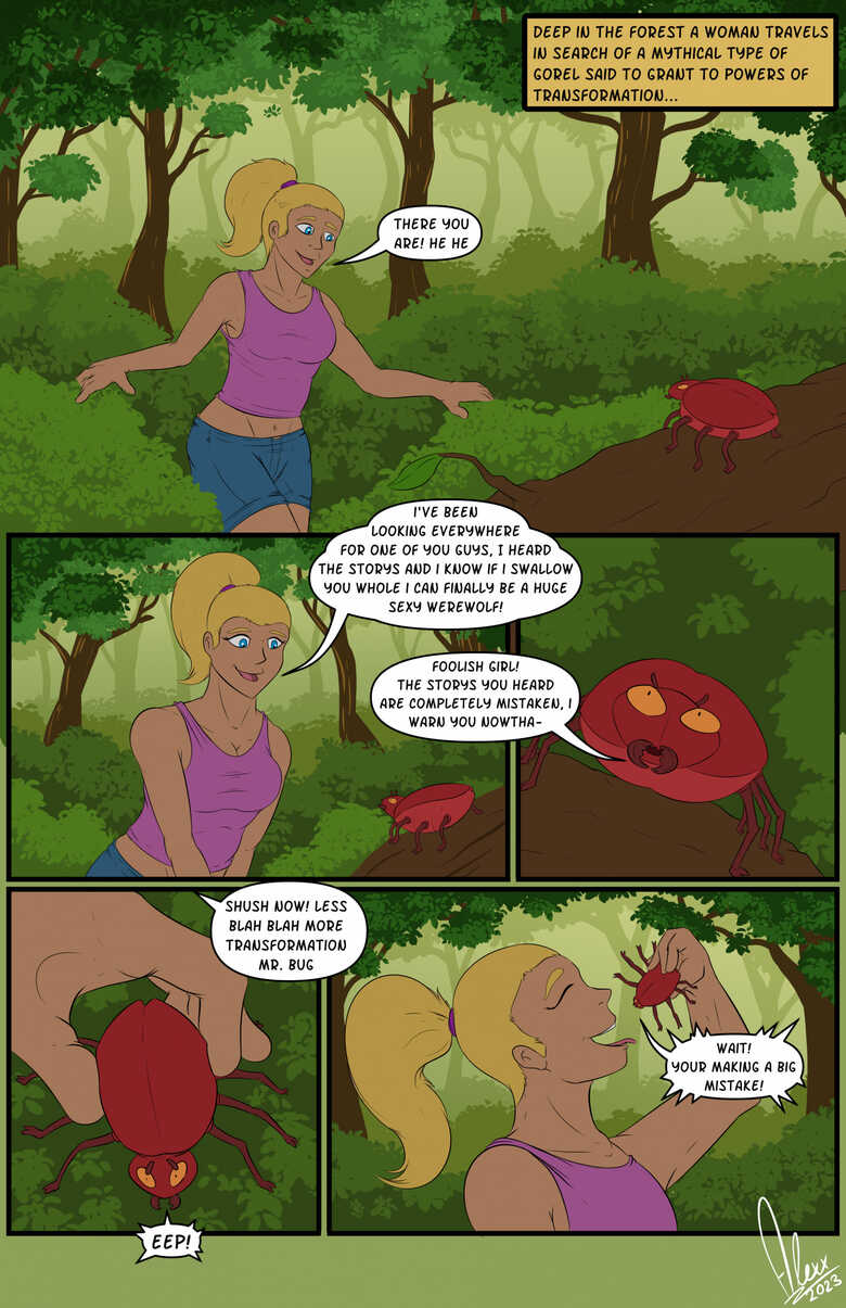 Bug Food comic porn