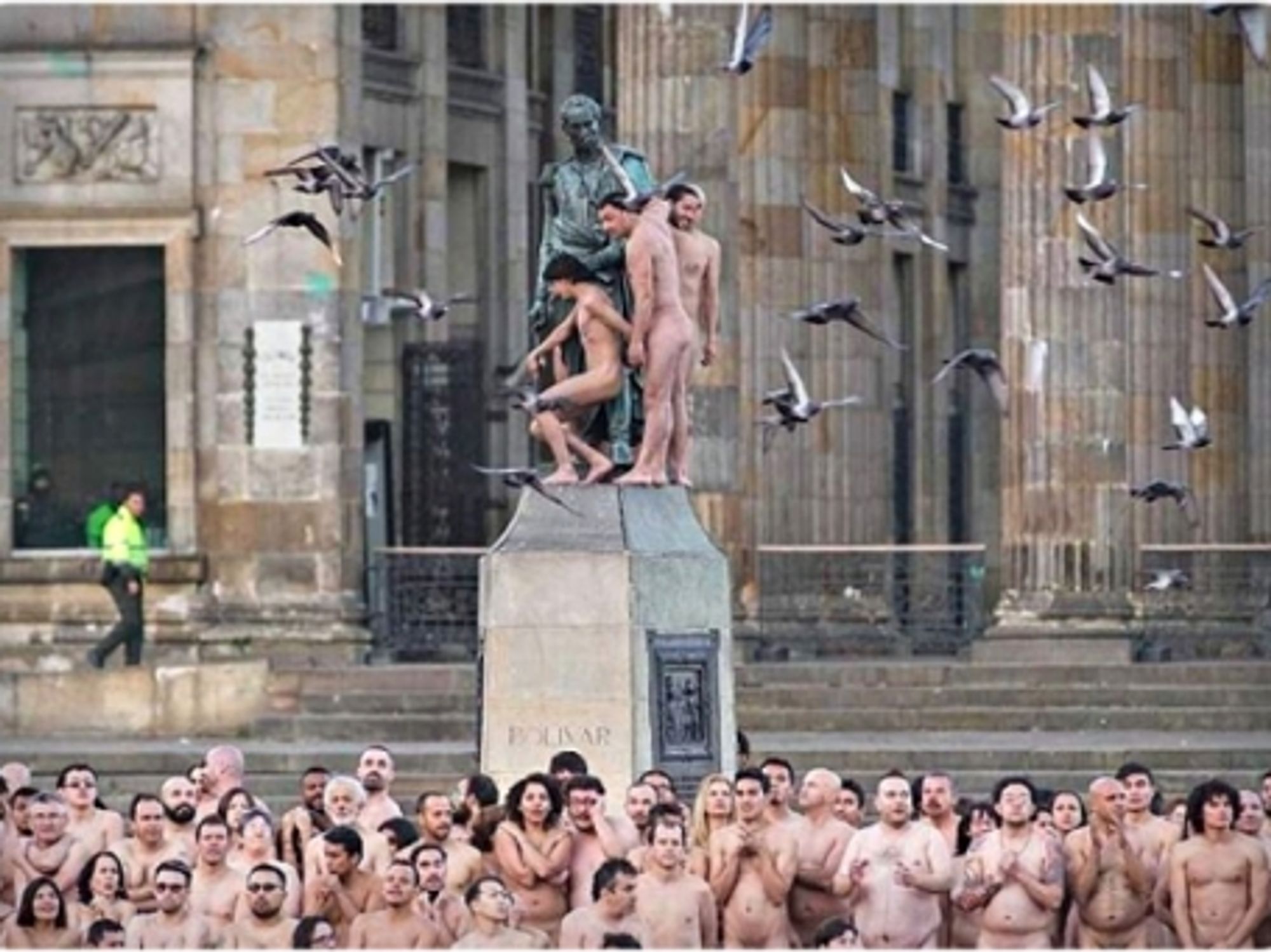 Naked And At Peace Public Art As Cure For Troubled Colombia