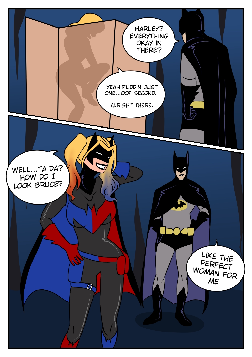 Batman And Harley Quinn comic porn