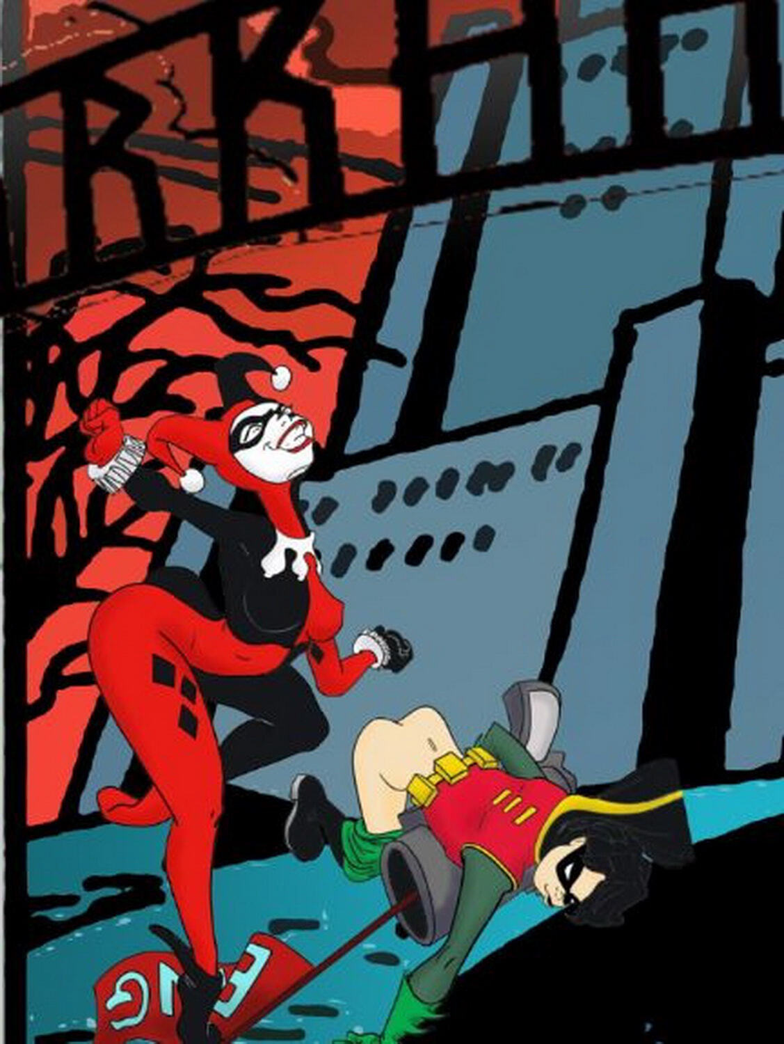 Robin Dc and Harley Quinn XXX Hentai Your Cartoon Porn