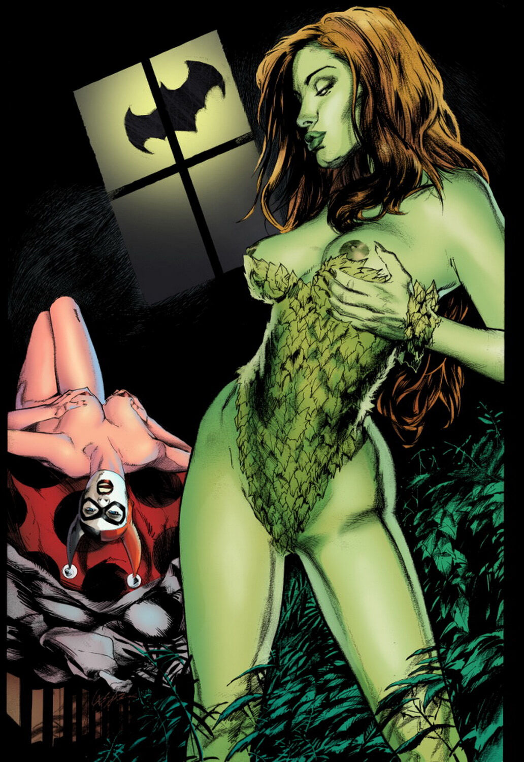 Harley Quinn and Poison Ivy Yuri Female Only Fanfiction Free Your Cartoon Porn