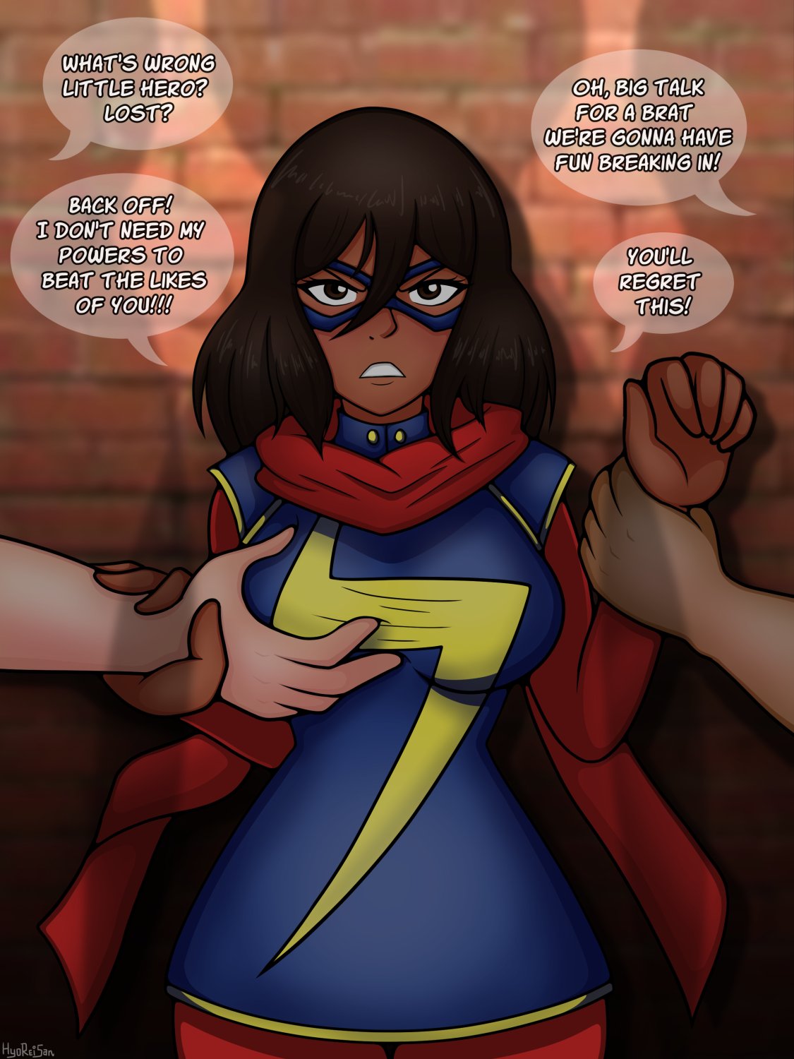 Ms Marvels Defeat comic porn