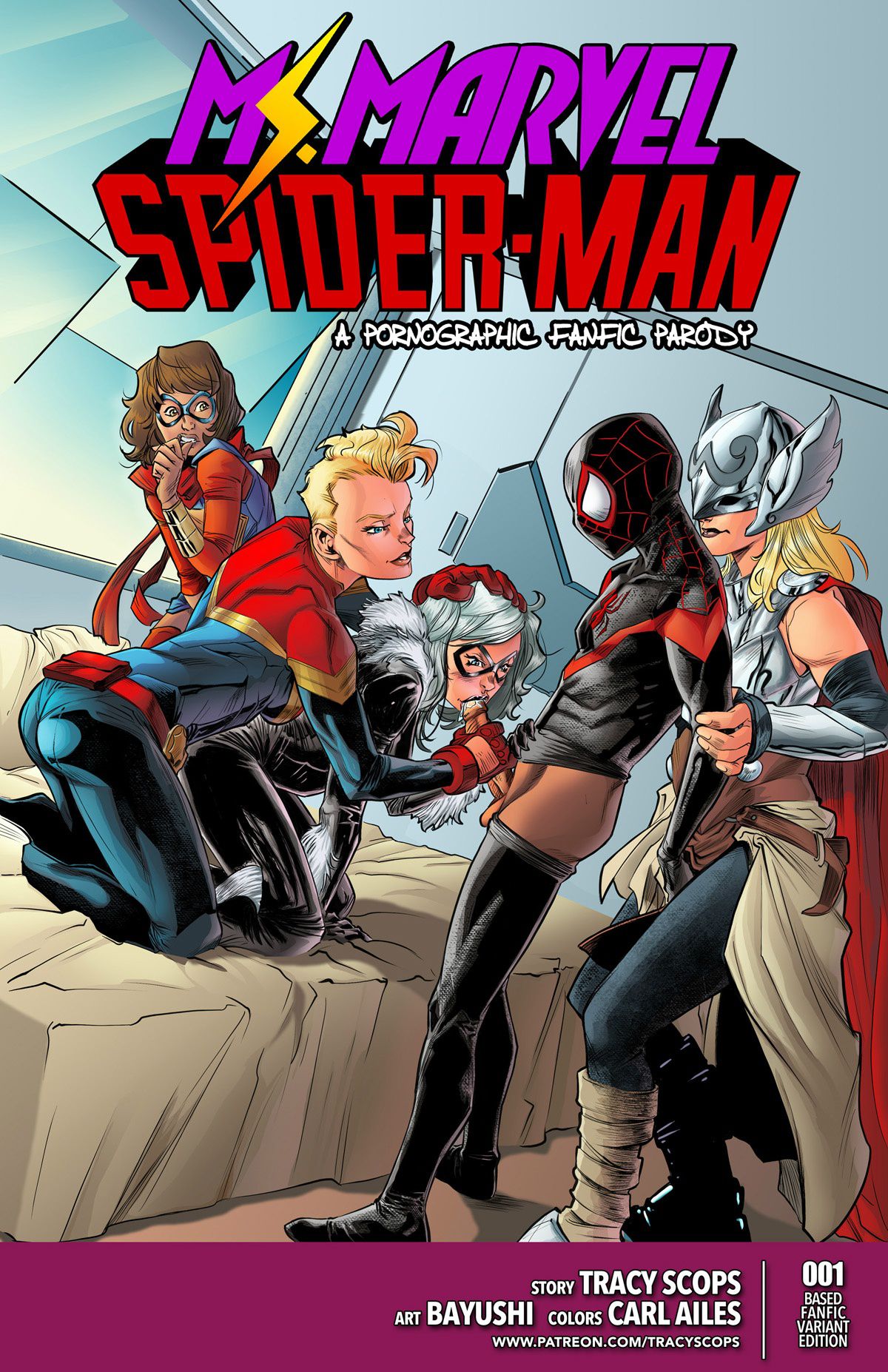 Kamala And Miles Captain Marvel Spider-Man Tracy Scops Porn Comic