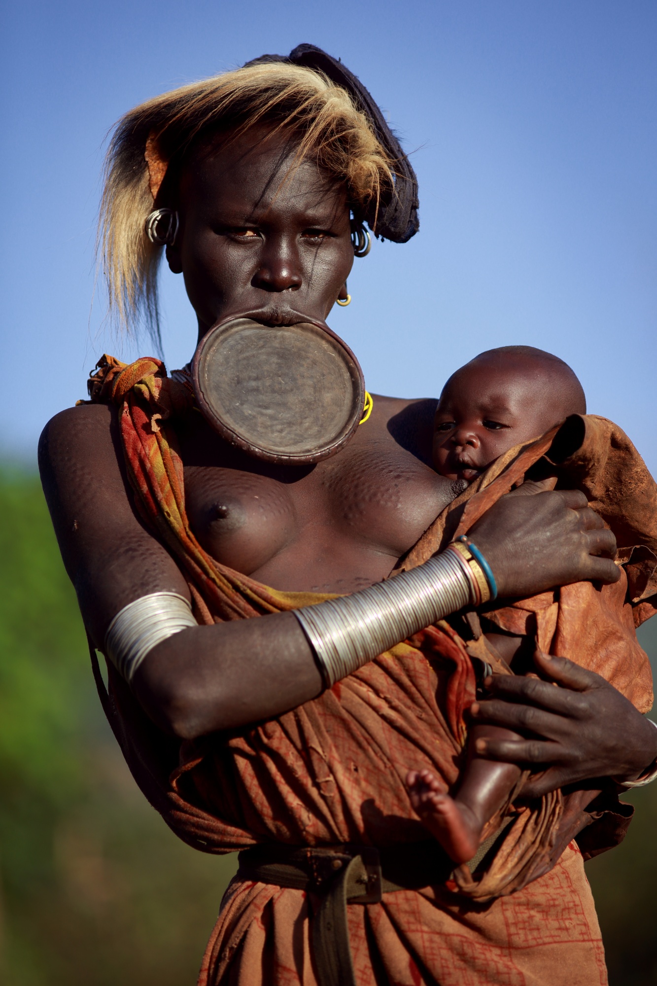 Ethiopian Tribes Suri woman