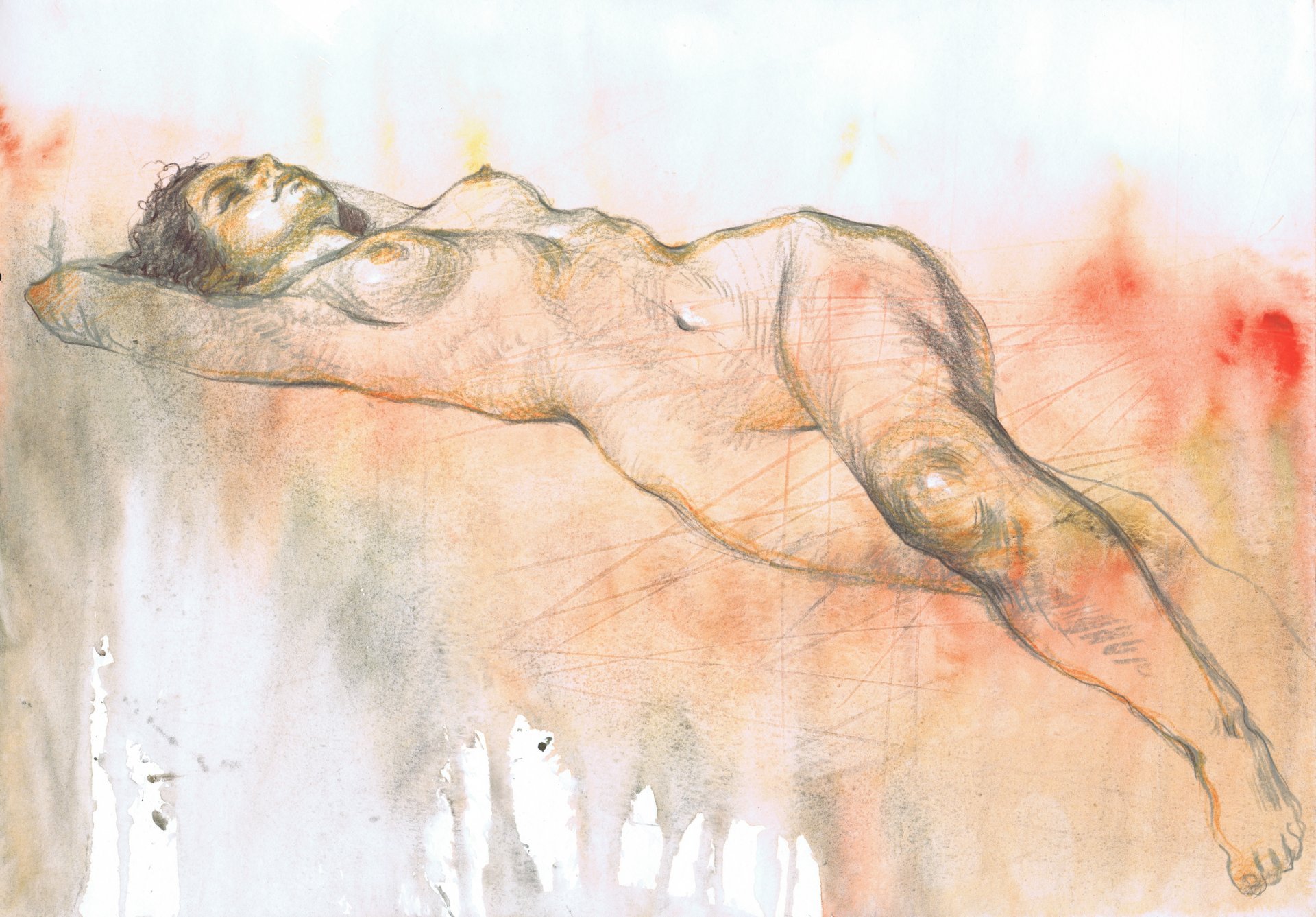Nude art Natural Beauty Drawing