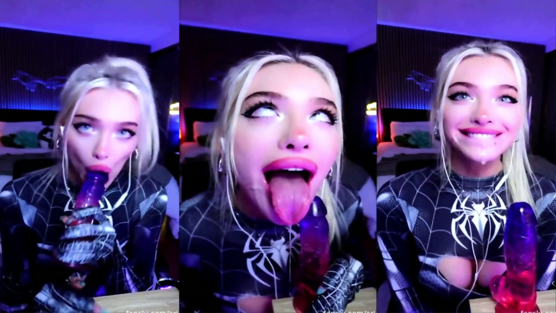 Ariesiatv Spidergirl Asmr Joi Dildo Blowjob