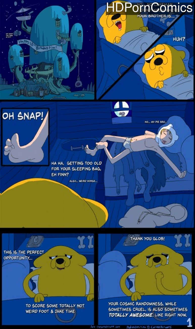 Weird Foot And Jake Time comic porn