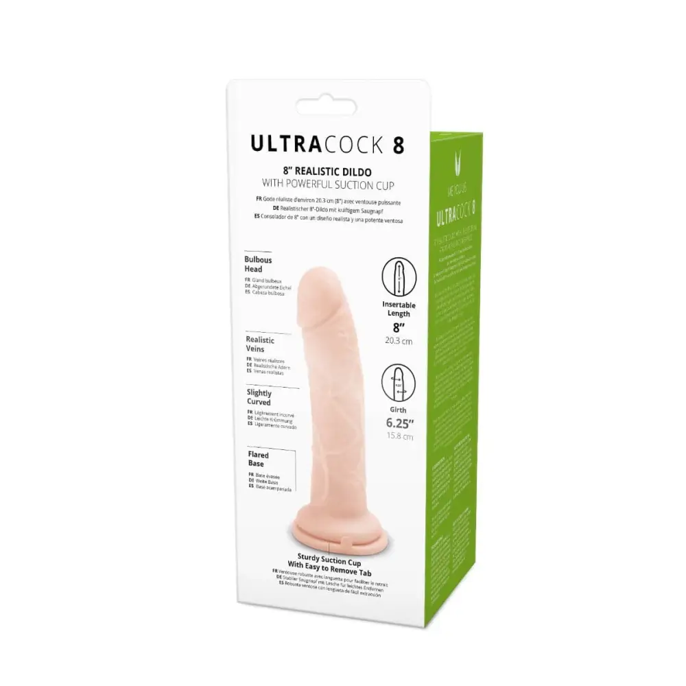 Ultra 8 Inch White Cock