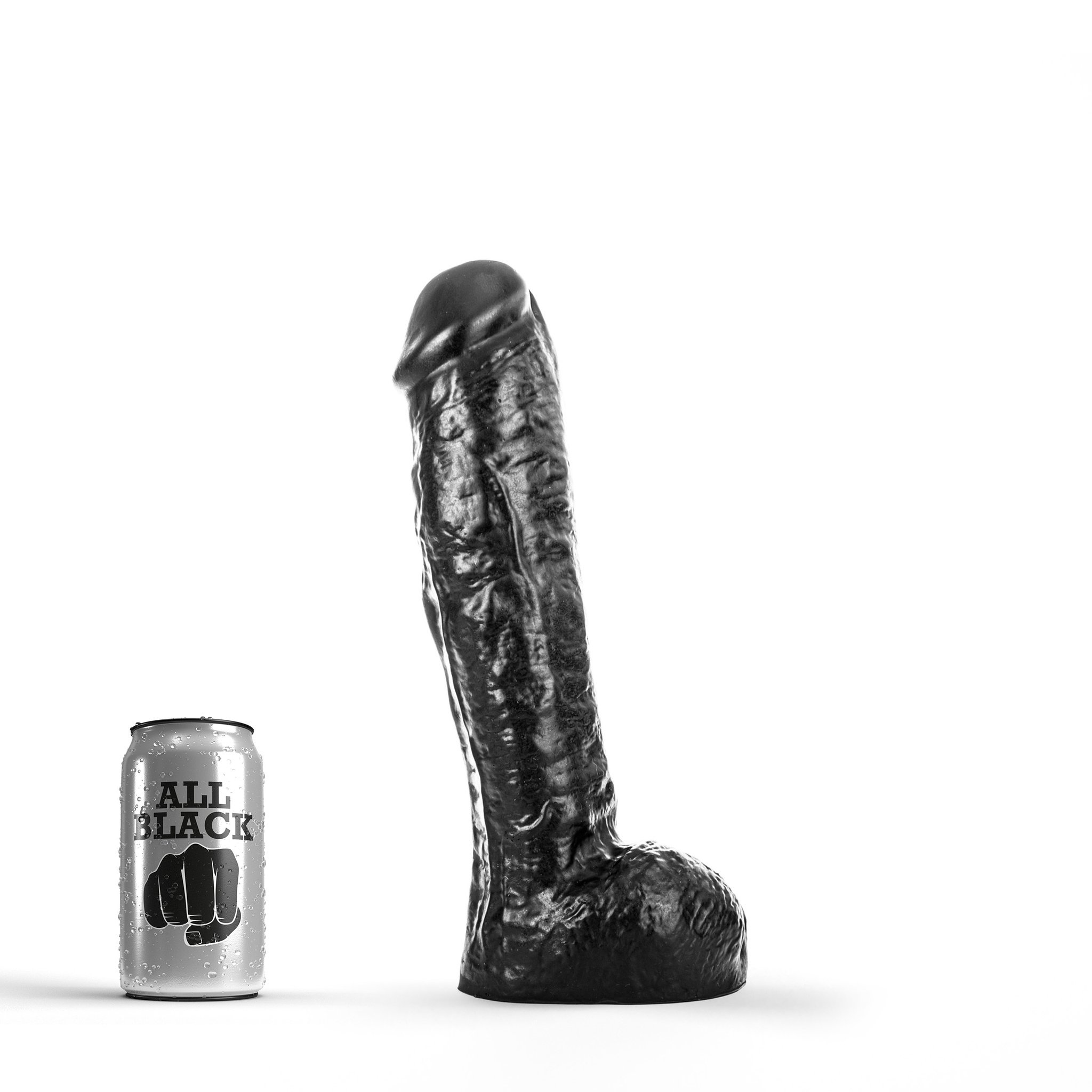 All Black Klassieke Dildo 30 x 5.7cm