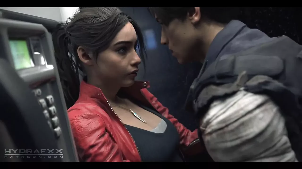 Claire Redfield Fucks in a Phone Booth