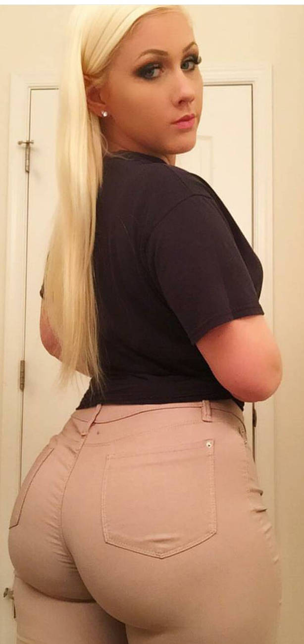 Big butt blonde by bigandthickstuff on DeviantArt