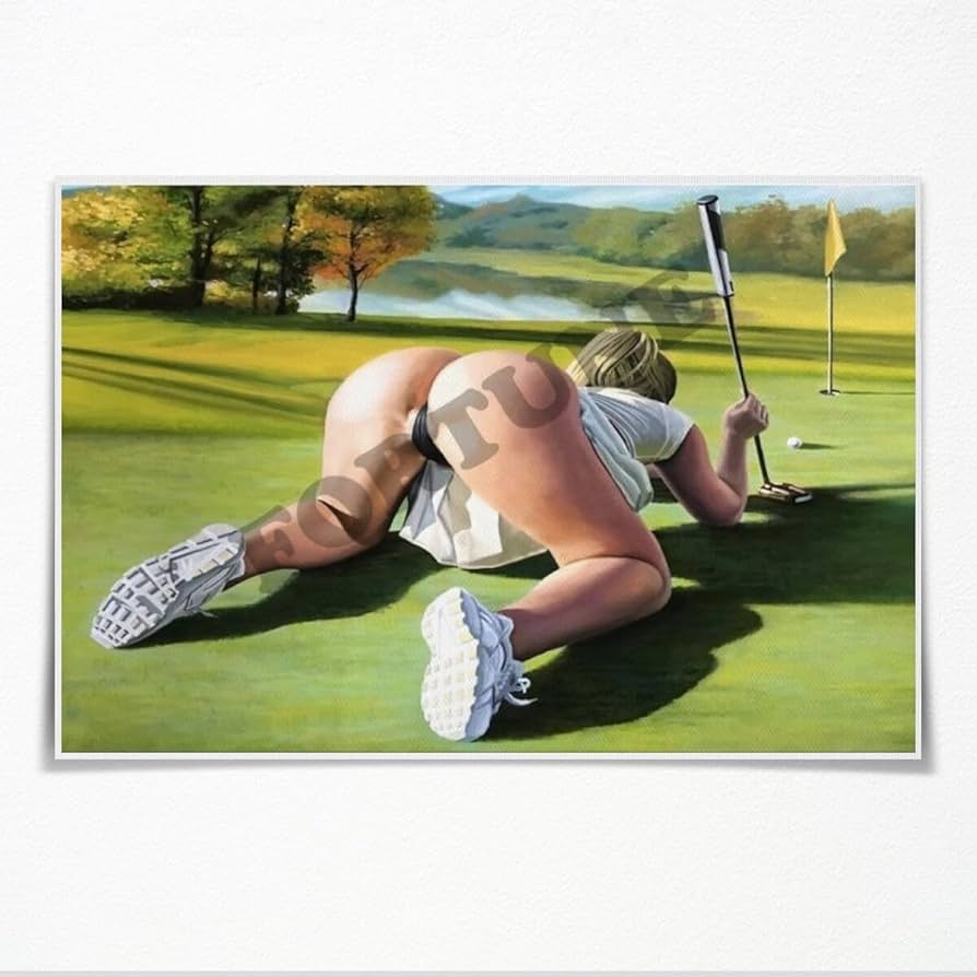Lesbian Big Ass Poster Sexy Hot Girl Booty GolfPoster Print Wall Art Paintings Canvas Wall Decor Home Decor Living Room Aesthetic Elegant Decor Unframed30x20inch : Amazon.ca: Home