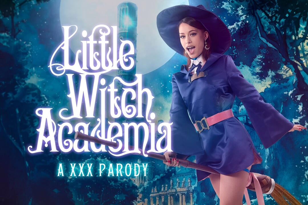 Vrcosplayx Laya Rae as Little Witch Academias Akko Knows some Powerful Sex Magic: VR Porn