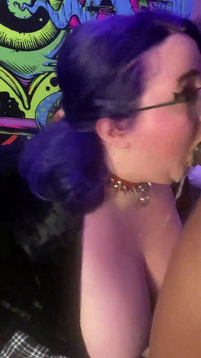 BBW Goth Takes Huge BBC Facial
