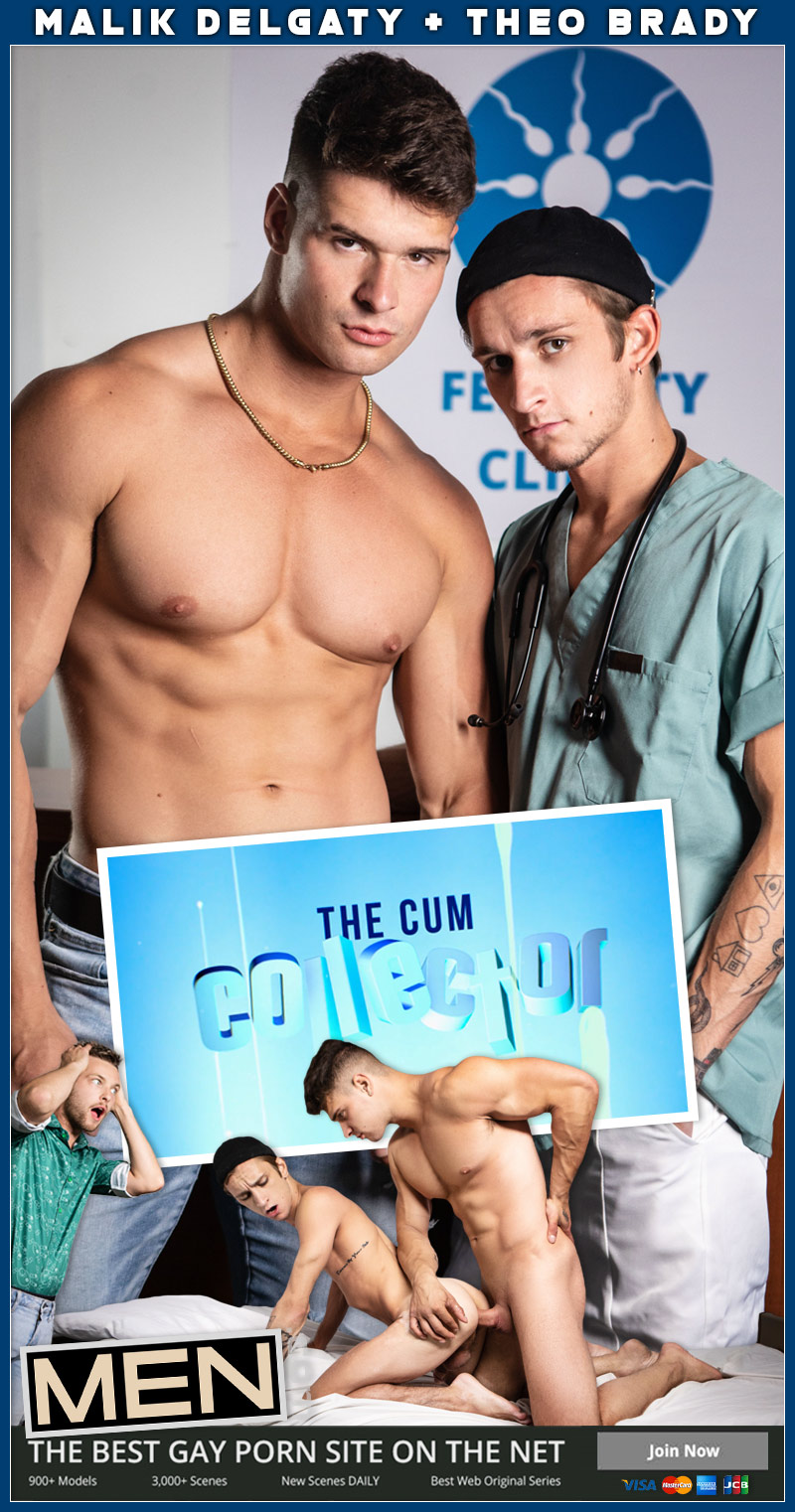 MEN: Malik Delgaty Fucks Fertility Clinic Employee Theo Brady in The Cum Collector