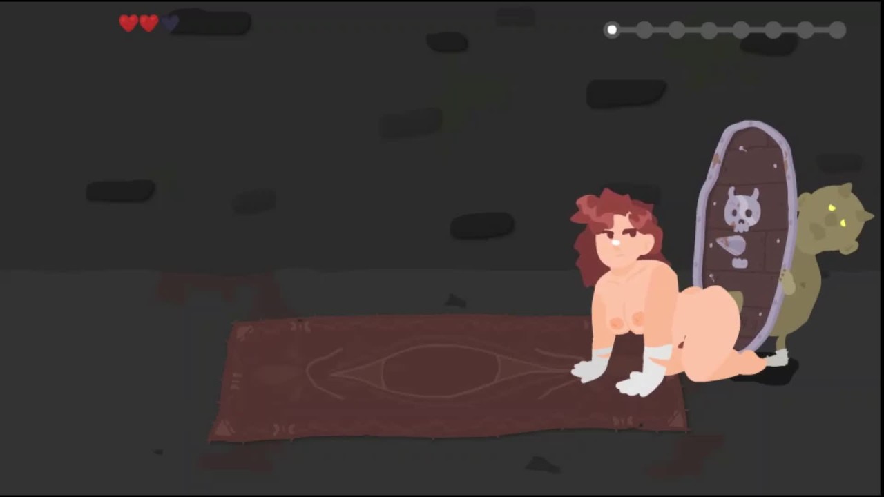 Dungeon of Desire Hentai Pixel game Ep.1 The witch squirts a lot while having rough sex