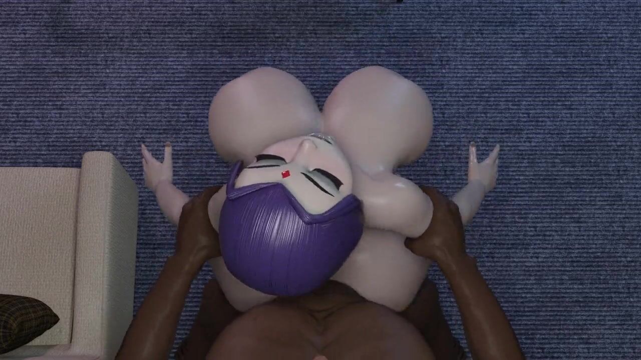 Extremely Thicc Raven POV Fucked from Behind BBC