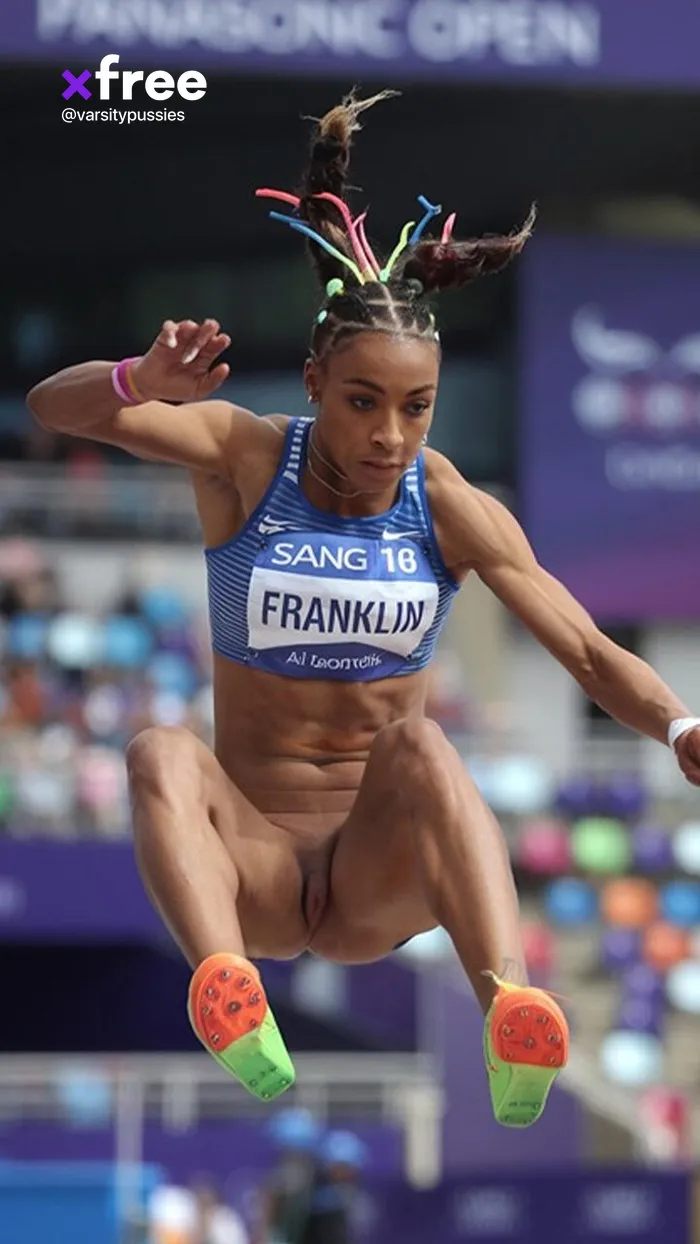 Get ready for a porn-worthy performance as these naked beauties dive into the long jump with confidence and style