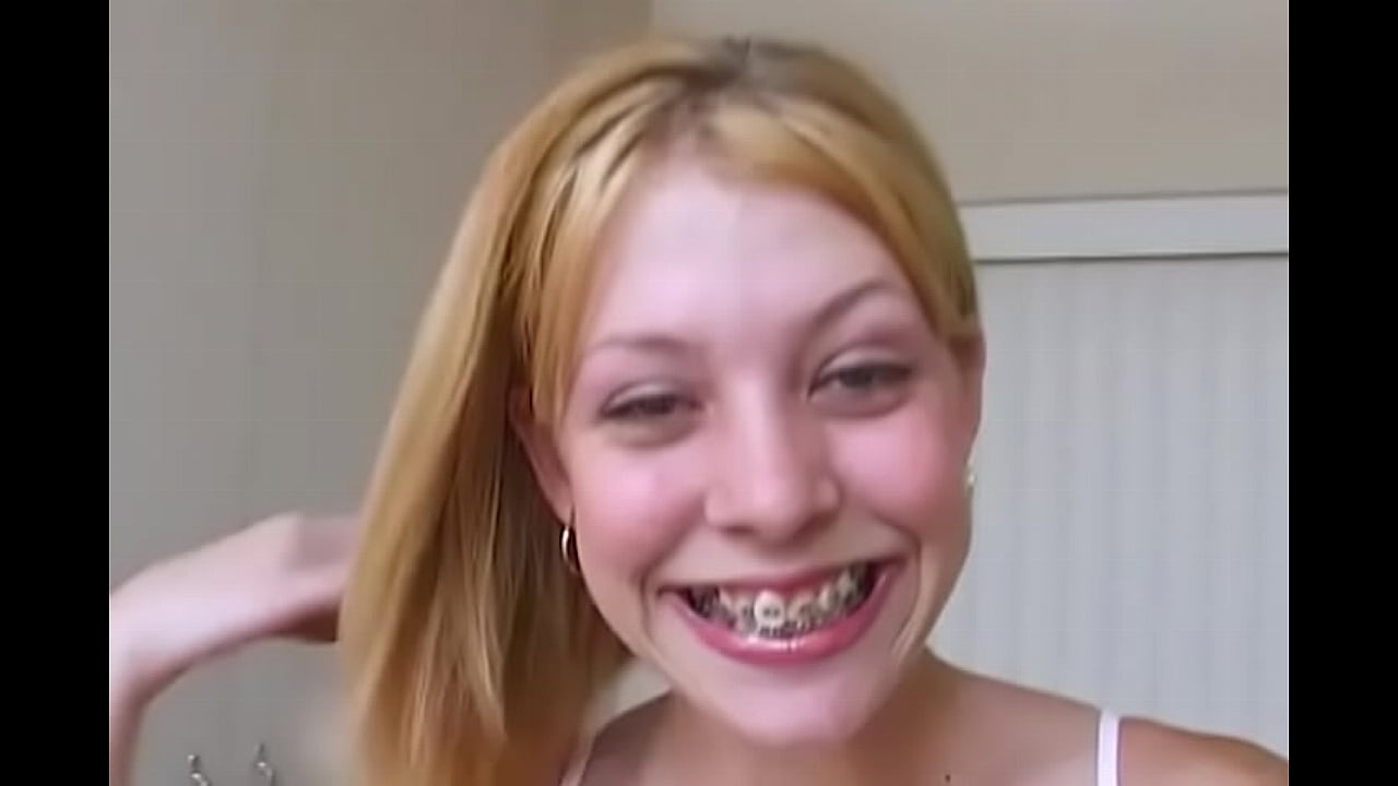 LEAH LUV Cute 19 YO Girl with Braces Huge Cock POV Blowjob Deepthroat Facefuck and Cum Facial