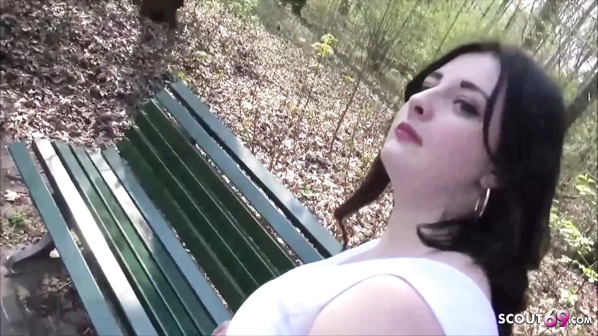 German College Teen Elisa Seduce to Fuck in Park in Berlin feat. Lady Elisa by Scout 69