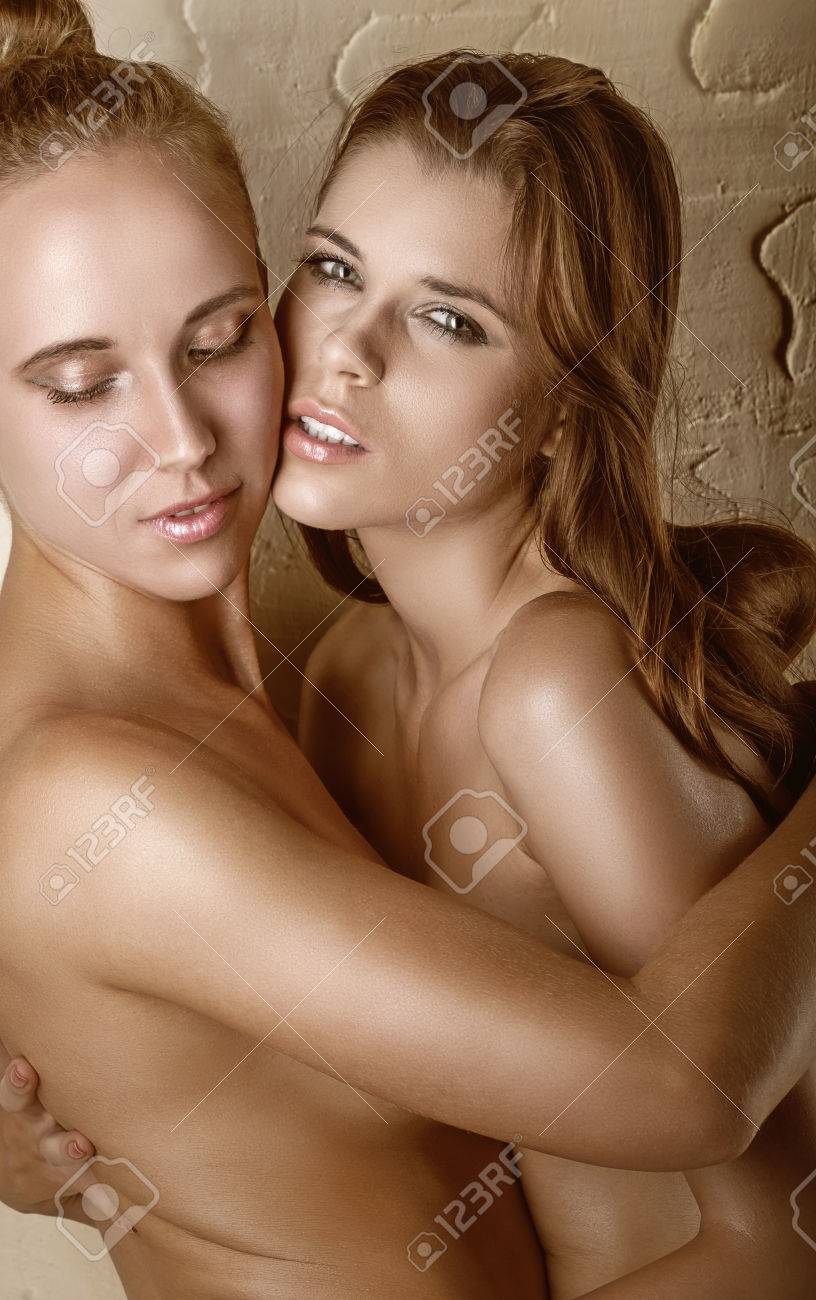 Two Beautiful Sexy Lesbians In Each Other Stock Photo Picture and Royalty Free Image. Image 38835763.