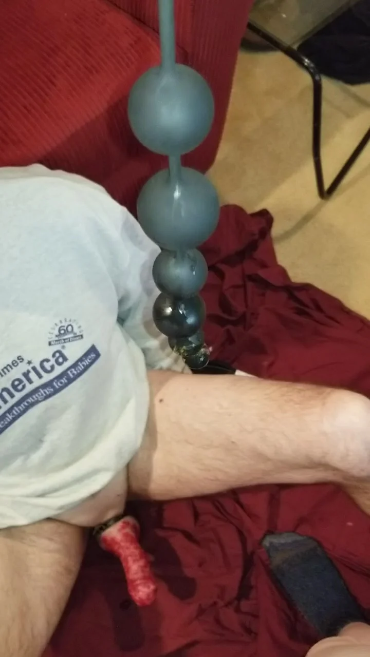Cleaning Mistress dirty anal toy