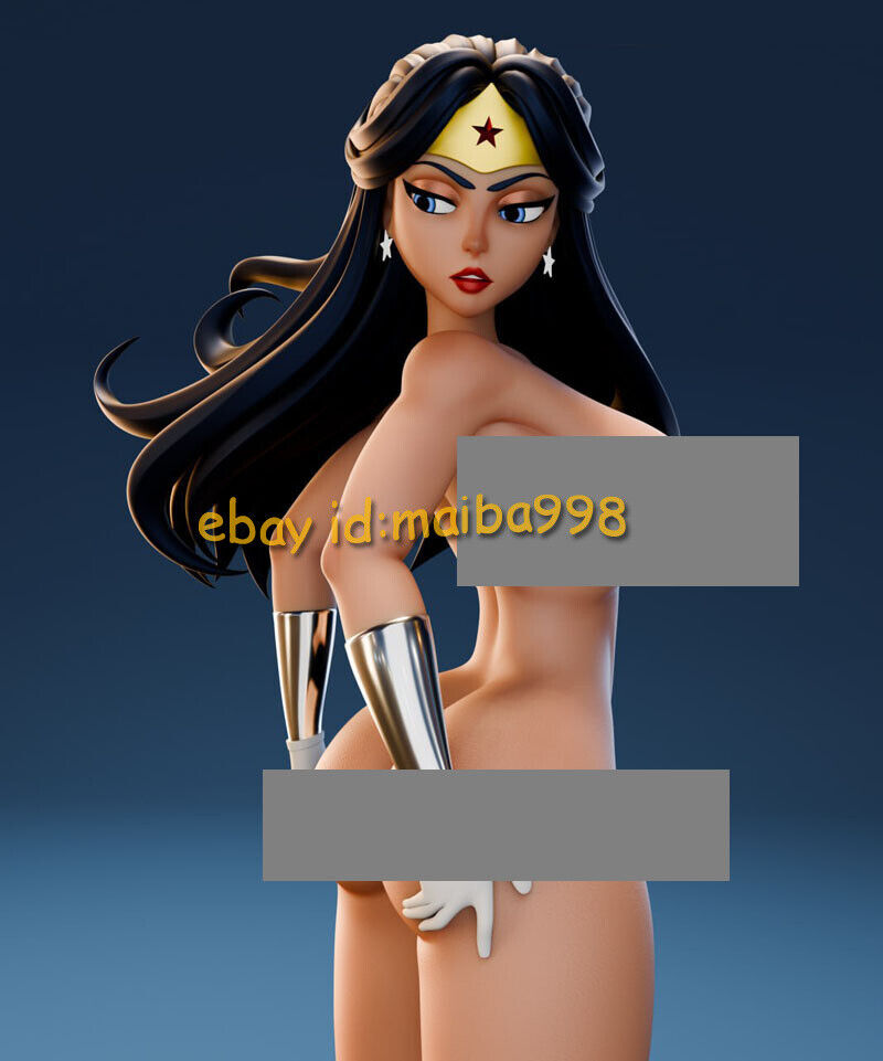 Nude Wonder Woman 3D Print Garage Kit Figure Model Kit Unpainted Unassembled GK