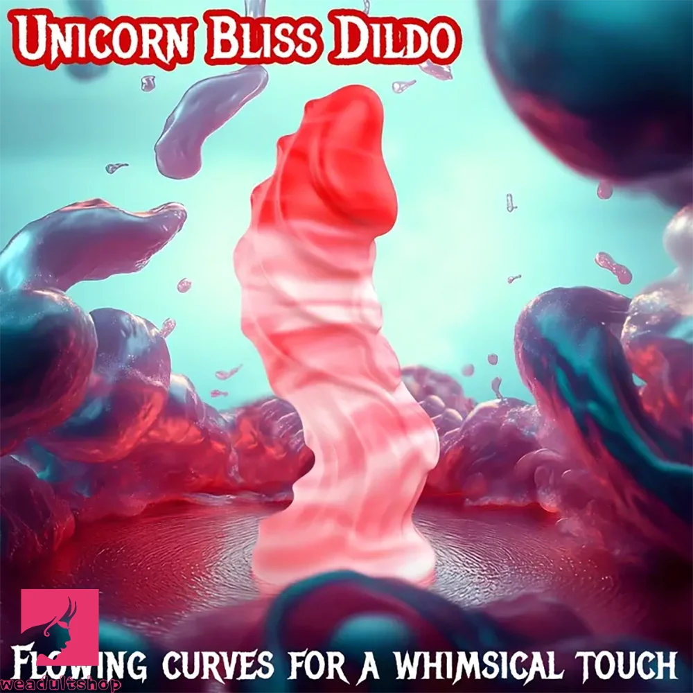 7.1in Big Fantasy Monster Dildo Liquid Silicone Tentacle Soft Anal Dil