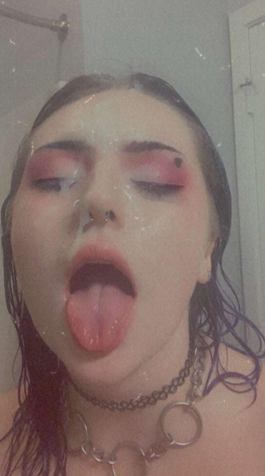 I love it when my roomie covers my slut face in cum