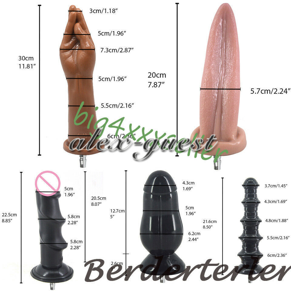 Realistic Big Dildo Sex Machine Attachment Vac-u-Lock Anal Butt G-spot Gun Plug