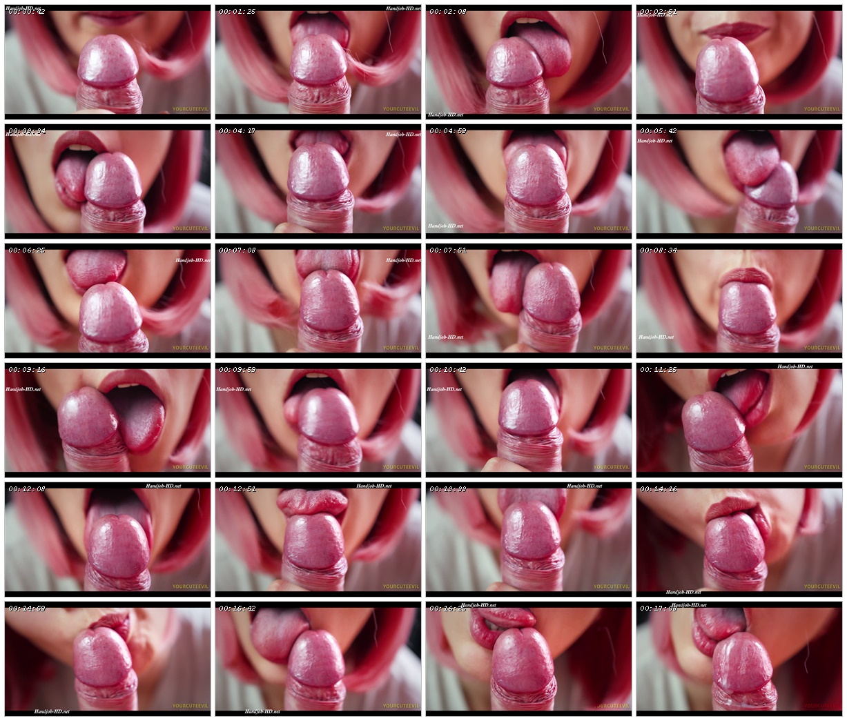 Slowly Blowjob Tongue Play Licking Frenulum Close Up POV