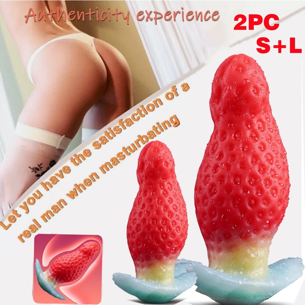 2PC SL Silicone Anal Training Starter Kits Beginner Anal Trainer Butt Plug Set
