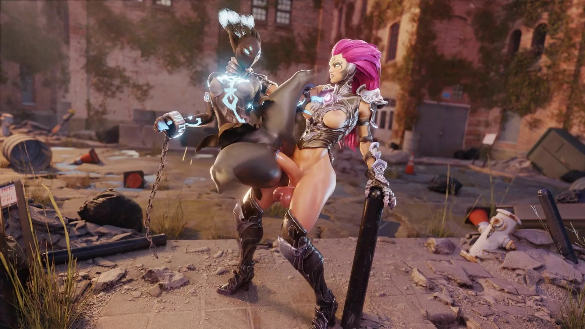 Futa Fury x Watcher Colonelyobo