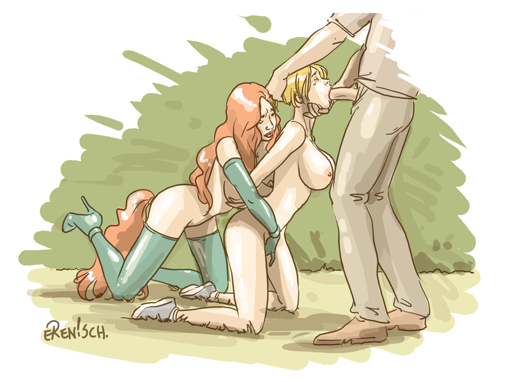 Forced blowjob in the park by erenisch