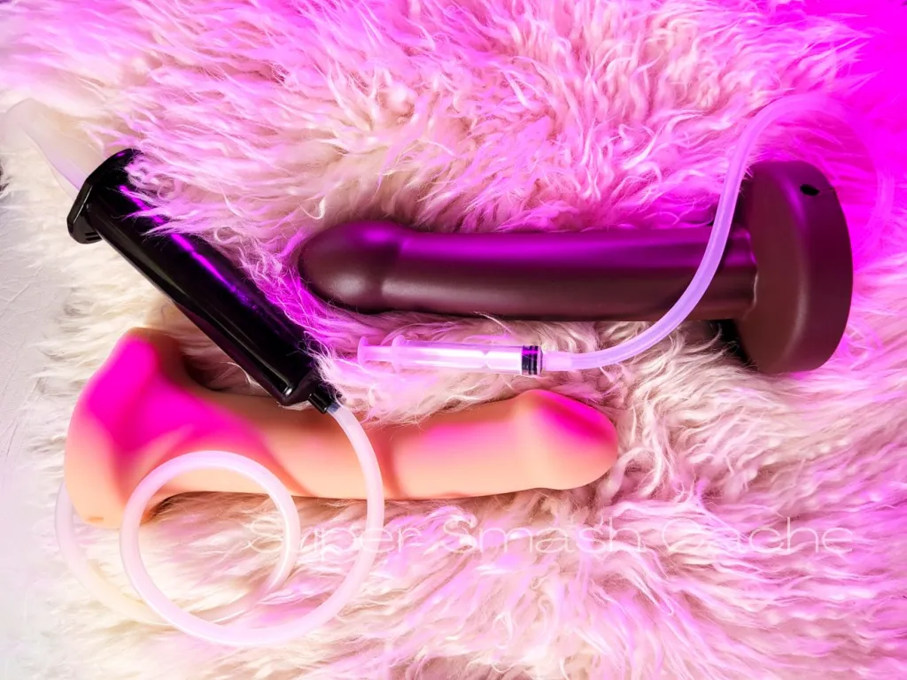 Ejaculating Dildos: POP by Tantus vs. Strap-On-Me Comparison