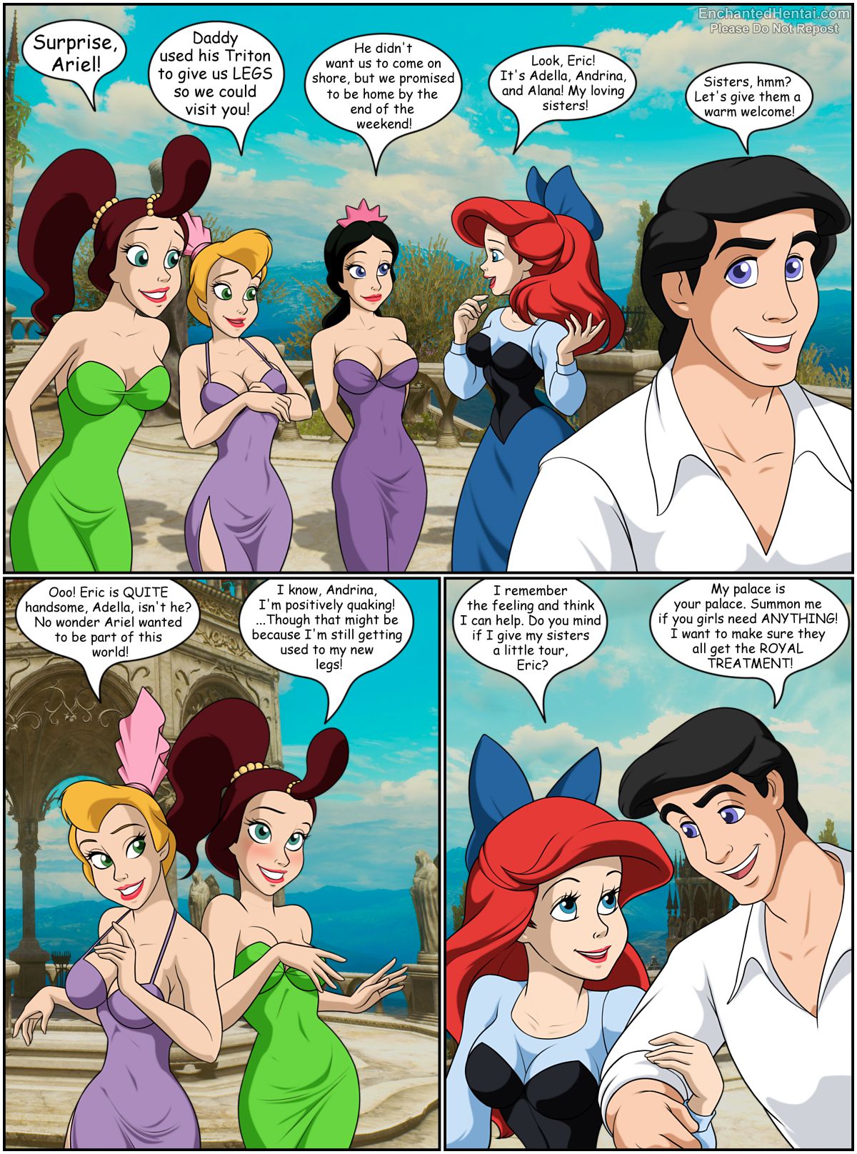 Ariel Her Sisters EnchantedHentai Porn Comic