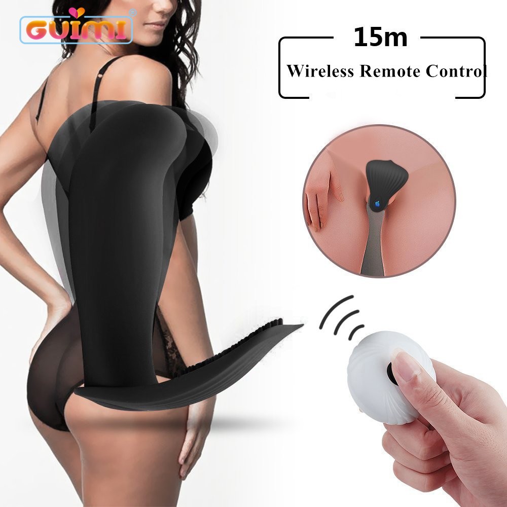 Black Butterfly Vibrator Vibrating Panties Pussy Massager Vagina Ex...