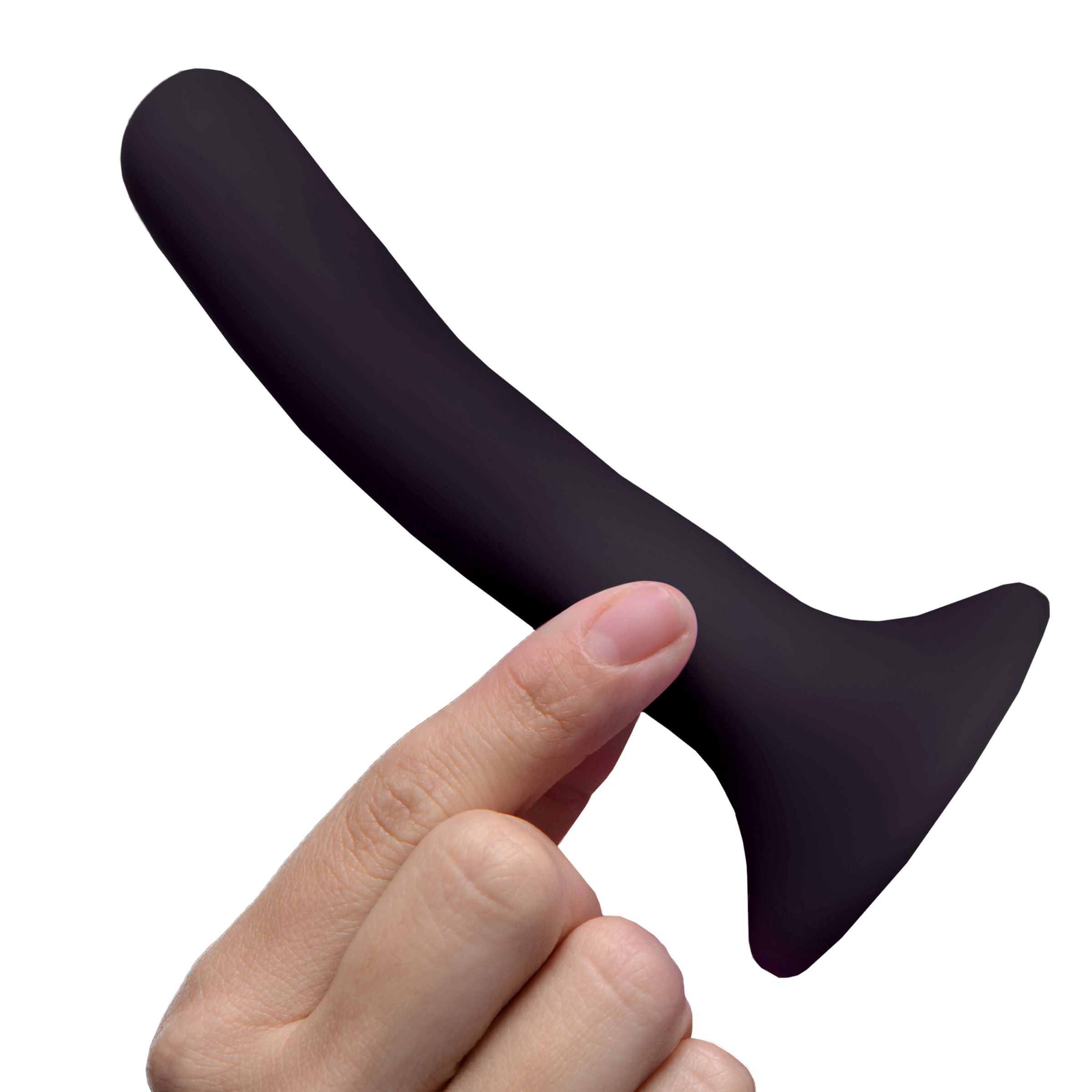 Black Silicone Strap-On Dildo