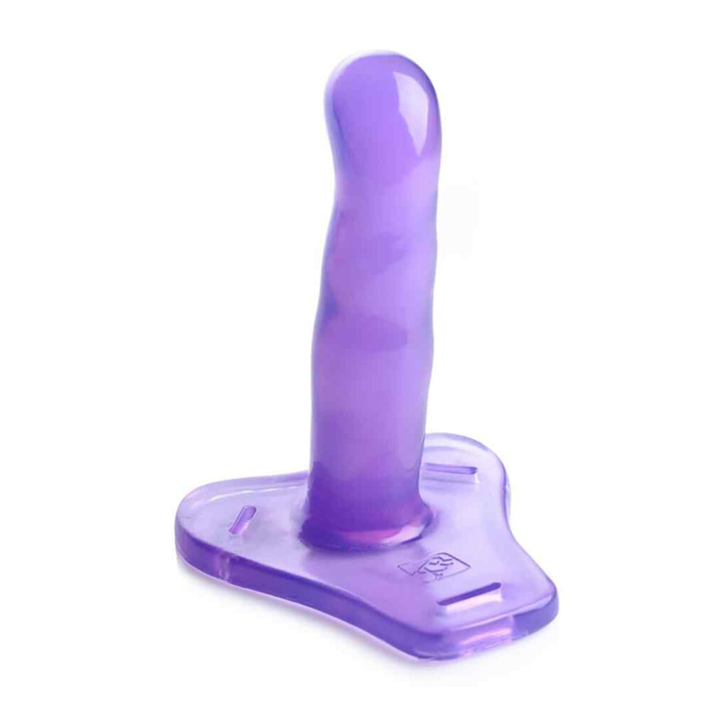 Comfort Ride Strap On Harness with Purple Dildo Purple 3695