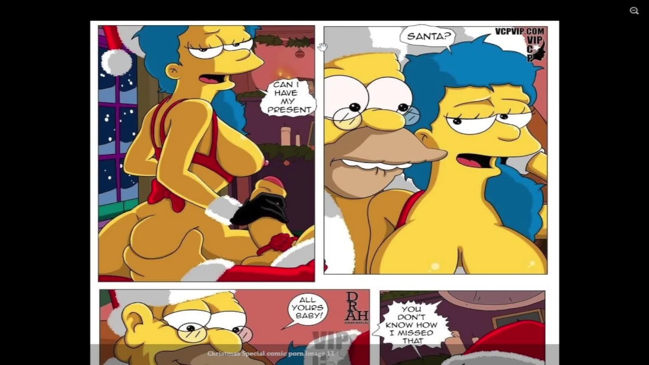 The Simpsons Kerst speciale sitcom comic porno cartoon porno parodie